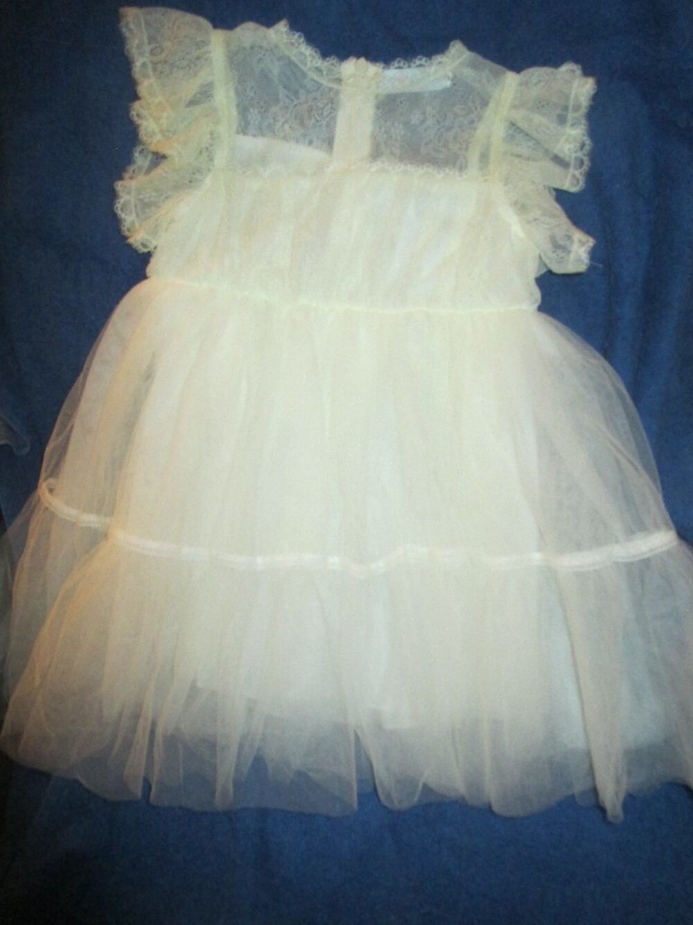 JUST COUTURE GIRLS TULLE LACE PRINCESS DRESS SIZE 2T